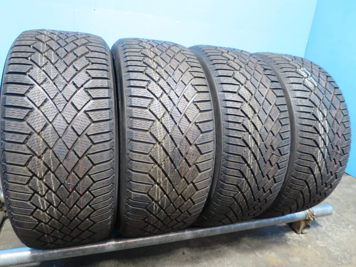 22年製美品 235/40R19 96T XL ◆CONTINENTAL VIKING CONTACT 7◆ 4本 スタッドレス◆C-585拍卖