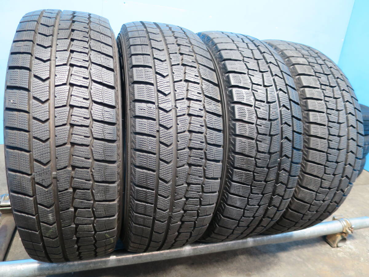 【22年製】バリ山 ◆ DUNLOP WINTERMAXX WM02 ◆ 215/65R16 98Q ◆ 4本 スタッドレス ◆ C-964.拍卖