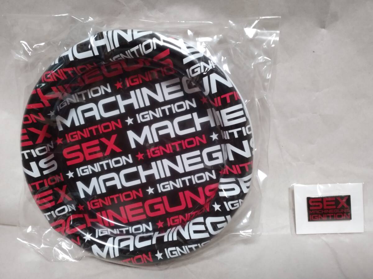 SEX MACHINEGUNS セックスマシンガンズ IGNITION 特典「灰皿」「タワレコ特典ピンバッジ」非売品 「タワーレコード特典ピンバッジ」 拍卖