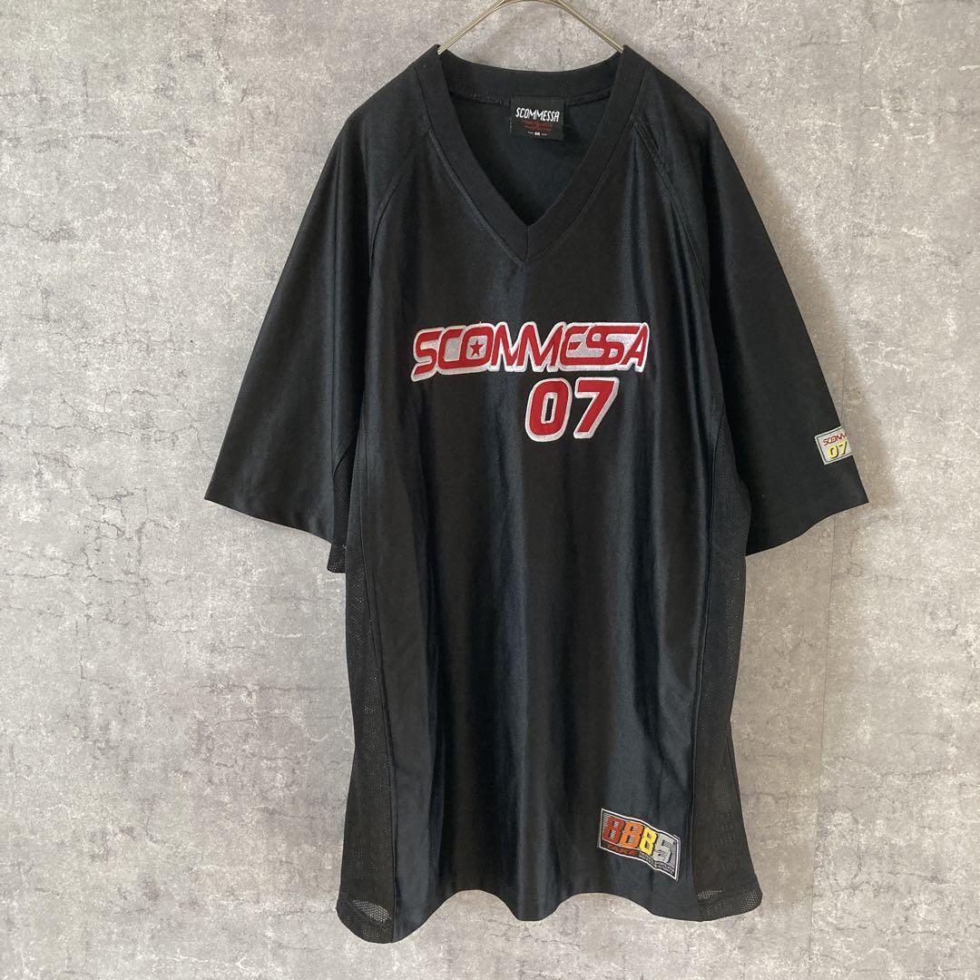 SCOMMESSA ATHLETICS Tシャツ ゲームシャツ 黒 サイズM拍卖