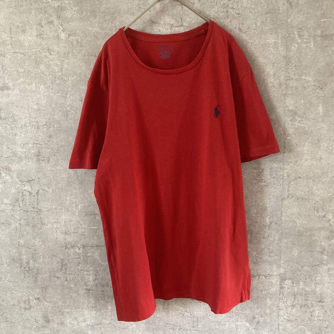 POLO RALPH LAUREN ラルフローレン Tシャツ レッド L拍卖