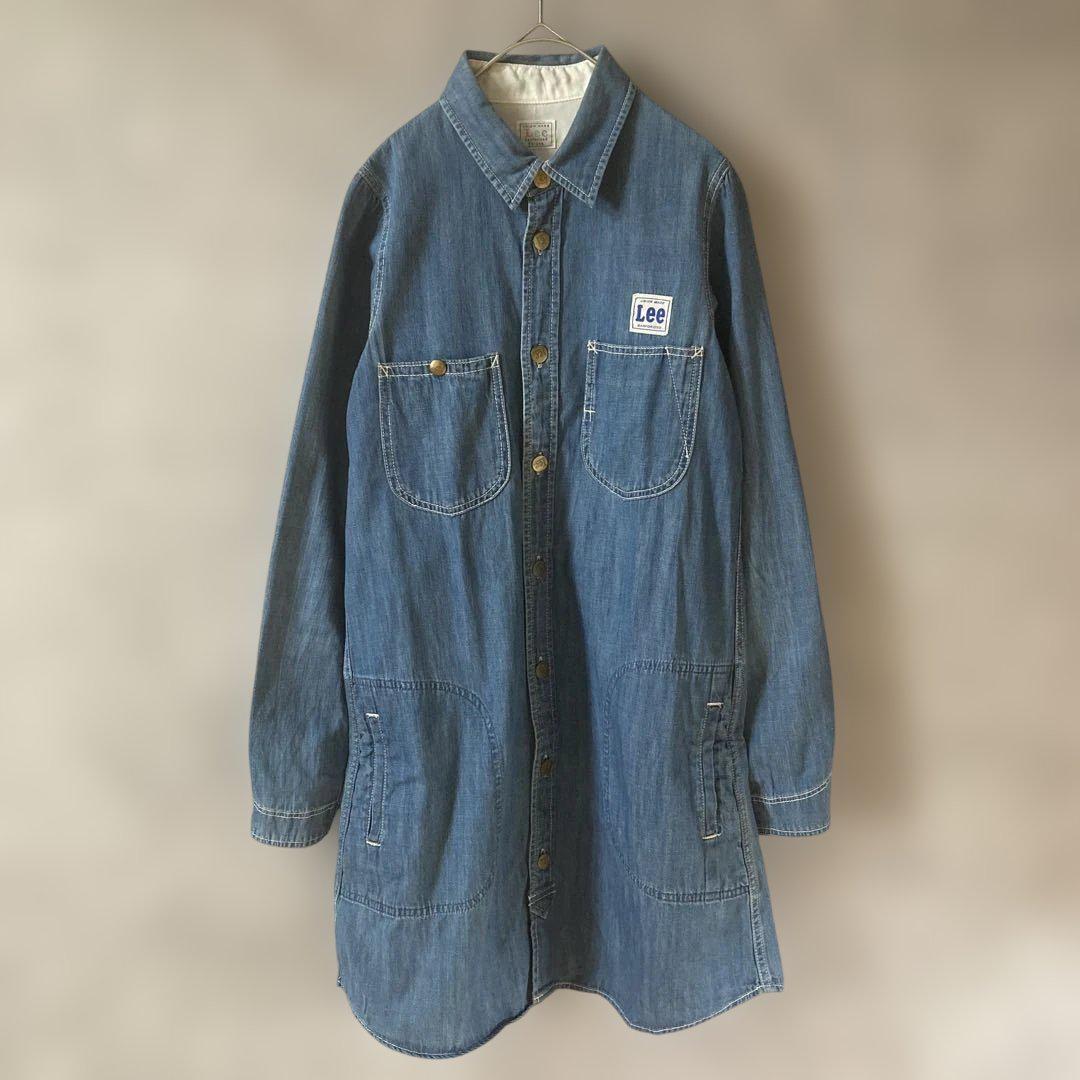 Lee リー デニムミニワンピースUNION MADE ボタンダウン Mサイズ拍卖