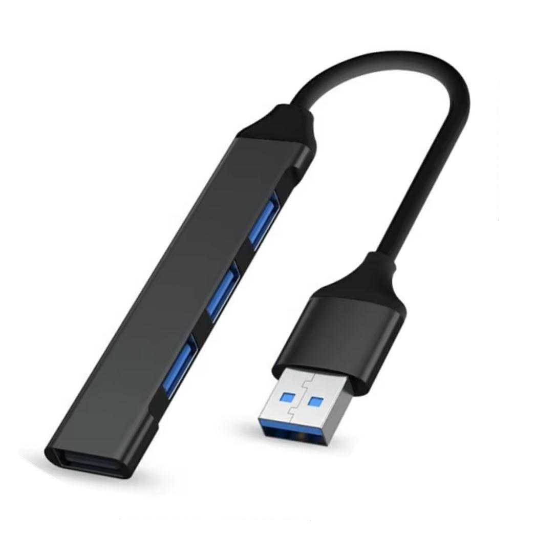 USBハブ 4ポート USB3.0対応 マルチポートアダプタ ブラック 黒【N5】拍卖
