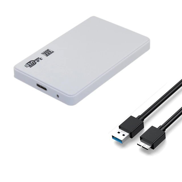 【ホワイト】USB3.0対応 外付け 2.5インチ SSD/HDDケース SATA USB2.0/3.0対応 外部電源不要【L1】拍卖
