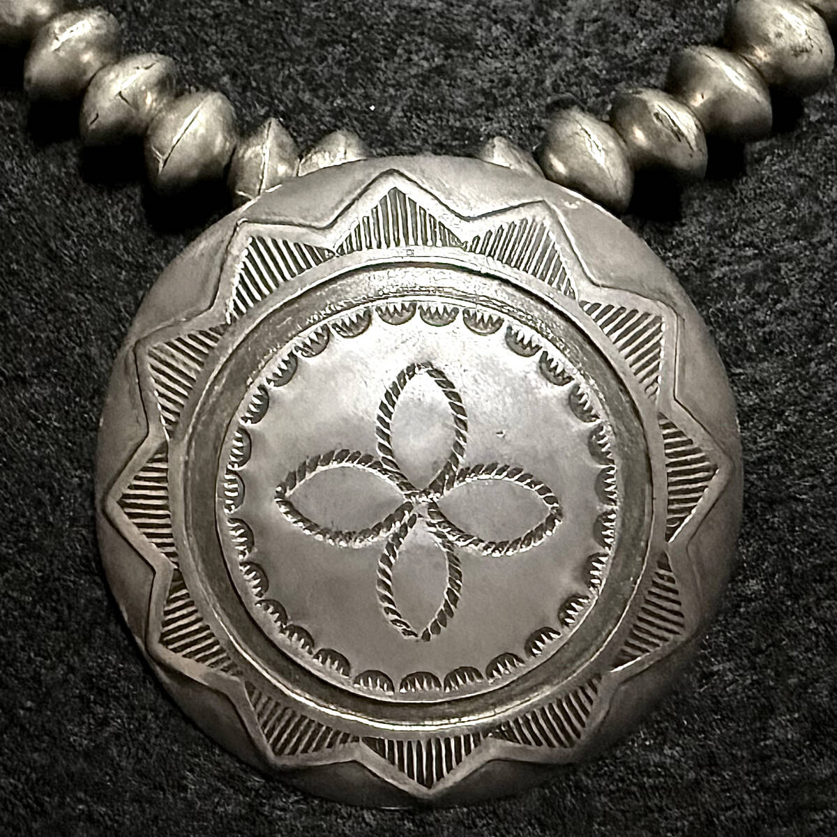 超希少! Navajo UITA21 Ganscraft ナバホ ビンテージ ピンブローチ ペンダント インディアンジュエリー c.40s Old pawn Mark Chee Quintana拍卖