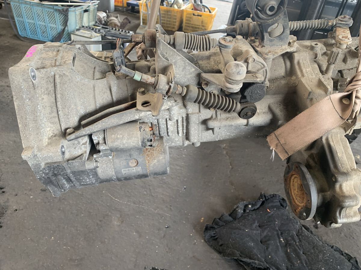 キャリィ DA63T マニュアルミッション ASSY セルモーター付き 実働車より拍卖