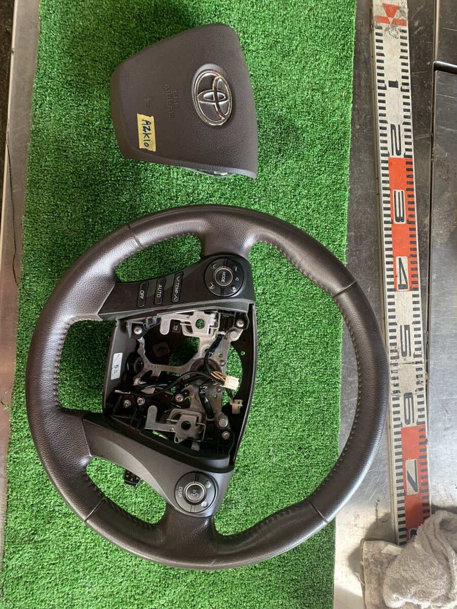 全国送料無料 ステアリング SAI AZK10 インフレーター無し 6万キロ拍卖