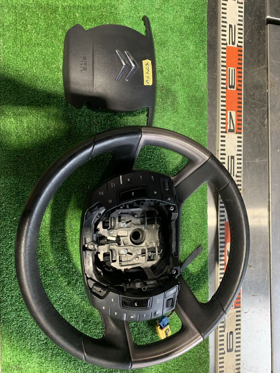 全国送料無料 シトロエン C5 ABA-X7XFV ステアリング ハンドル インフレーター無し拍卖