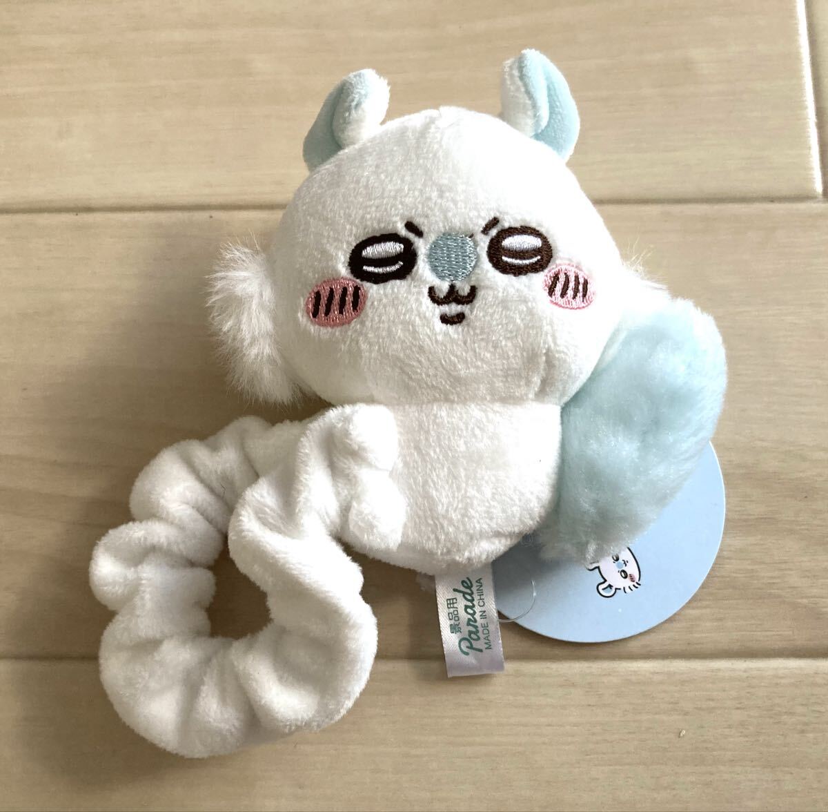 【ちいかわ〜ぬいぐるみシュシュ、モモンガ】2025.6.20、タグ付き!レア!パレード、ナガノ、ちいかわ、モモンガ拍卖