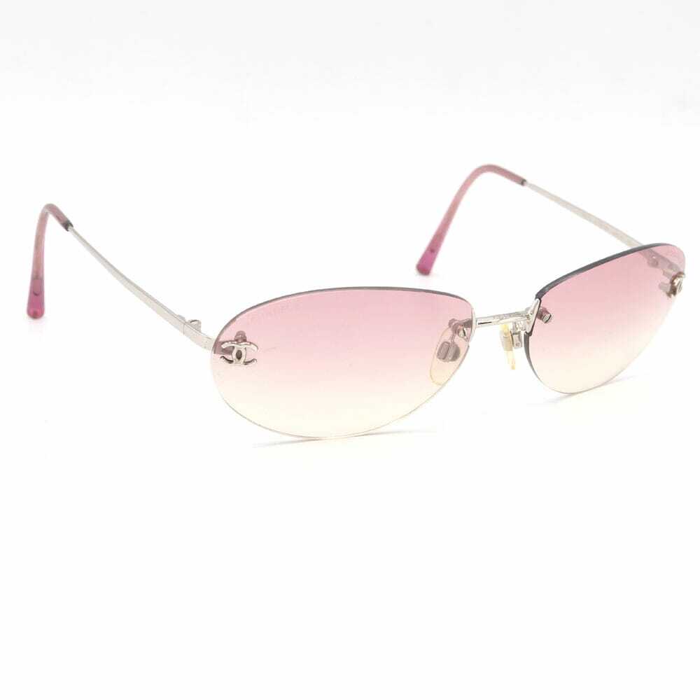 シャネル サングラス 4013 シルバー ピンク クリアピンクグラデーション 59□19 130 中古 眼鏡 メガネ アイウェア拍卖