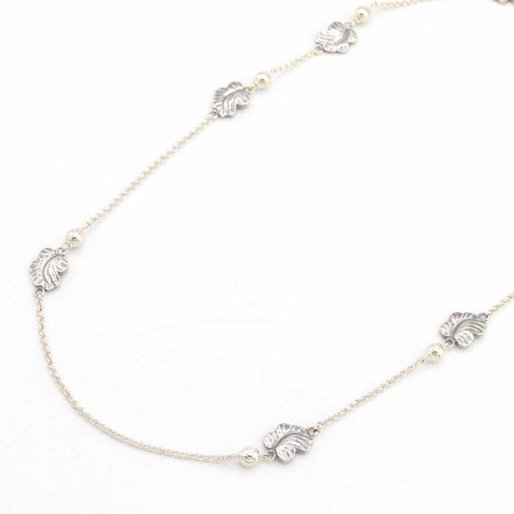 ジョージジェンセン ネックレス グレープリーフ SV スターリングシルバー925 中古 ペンダント アクセサリー レディース拍卖