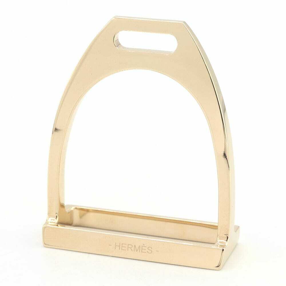 エルメス スカーフリング 90 エトリエ H603212S パーマブラス 真鍮 中古 カレ90用 アクセサリー ショール拍卖