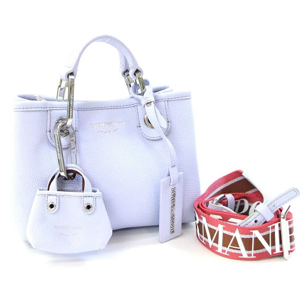 エンポリオアルマーニ 2WAYハンドバッグ MYEA ミニバッグ ディアプリント Y3D176 レザー 中古 ショルダー拍卖