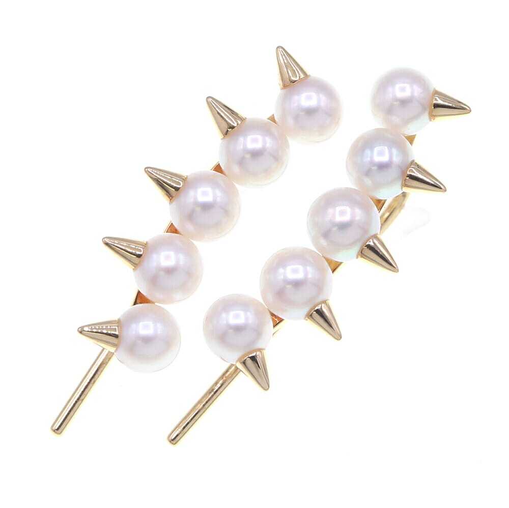 タサキ ピアス デインジャー プラス イヤリング E4223 750YG あこや真珠 中古 イヤー アクセサリー パール拍卖