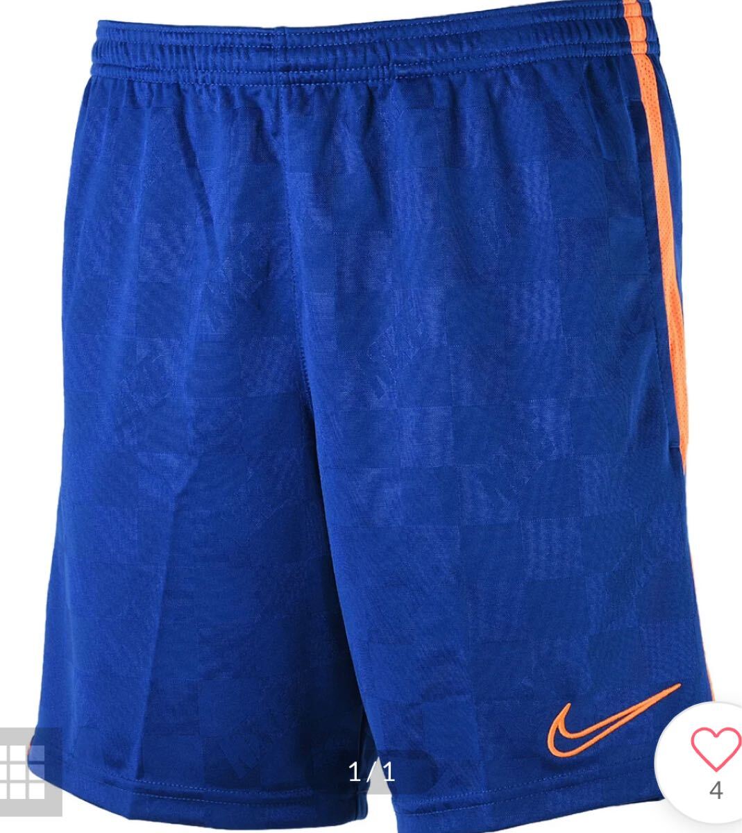 ナイキ BRT アカデミー JAQ KP ショート(ロイヤルブルー) オレンジ nike サッカー パンツ ショーツ トレーニング ポケット付 aj9926 438拍卖