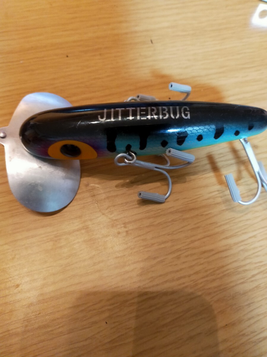 フレッドアーボガスト マスキージッターバグ美品検索ジタバグ ビンテージルアー オールドルアー バグリー スミスウィック ヘドン拍卖