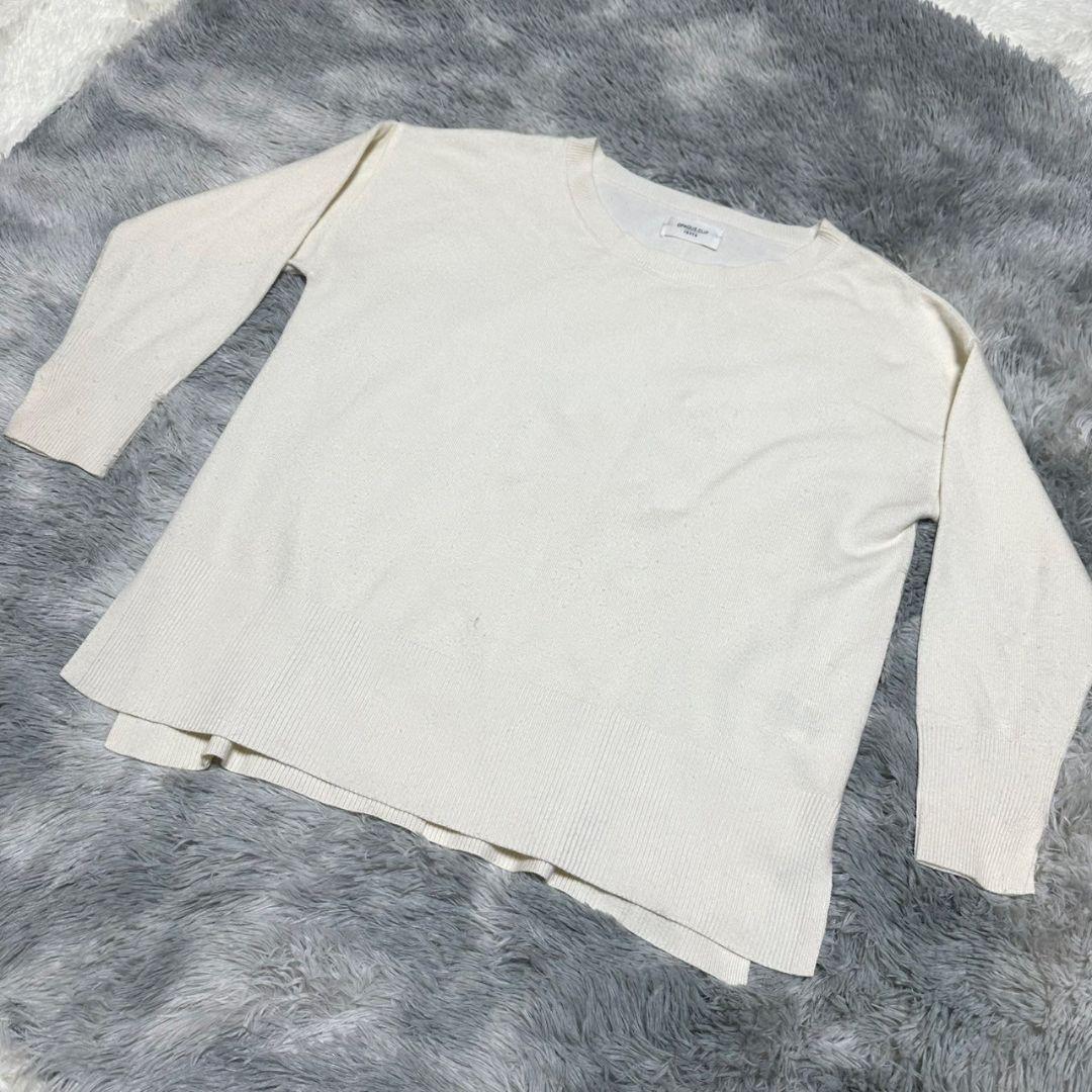 【オペークドットクリップ】/リブ編み/長袖トップス/(M)/ニット/アンゴラ拍卖