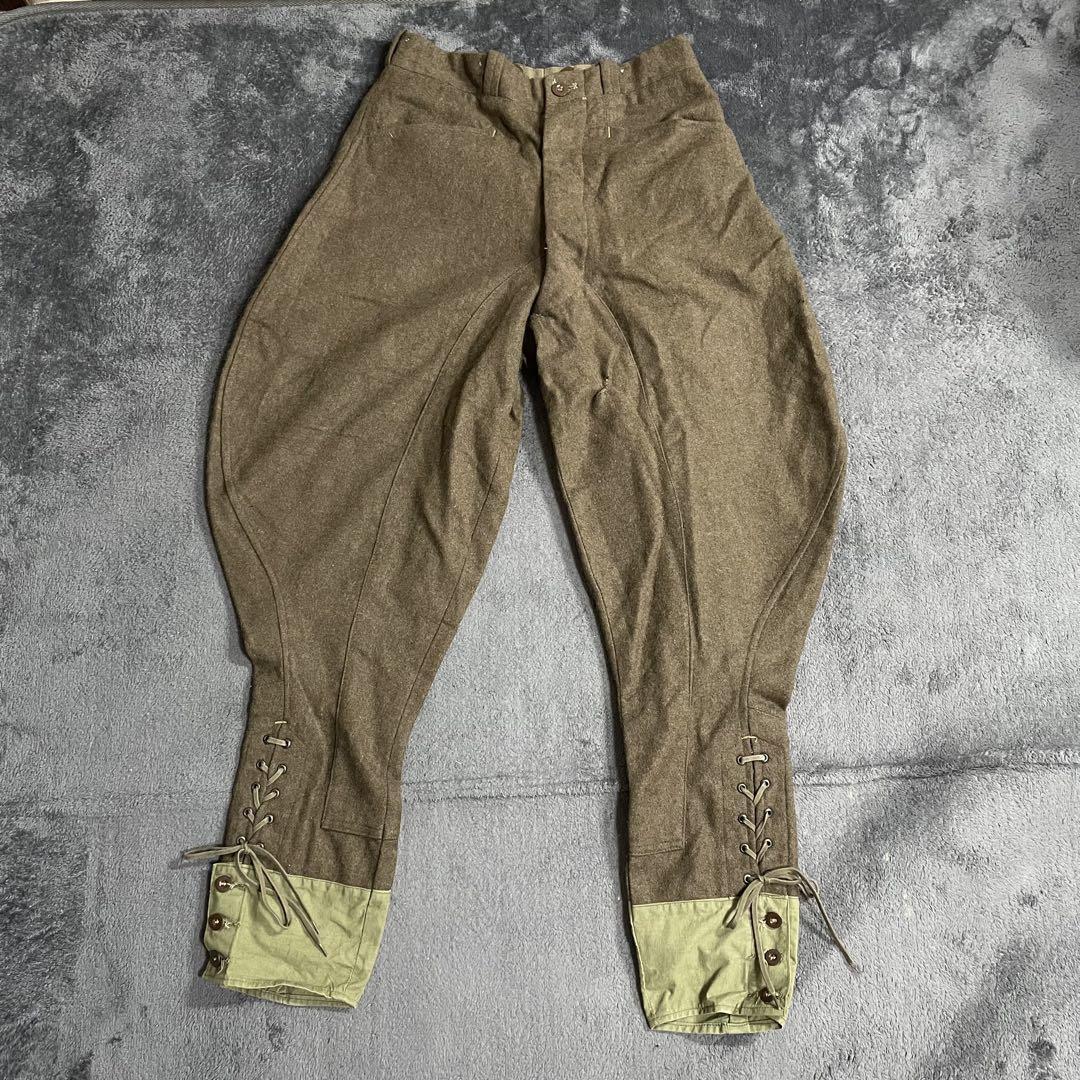 40s フランス軍 ジョッパーズ パンツ ウール 乗馬拍卖