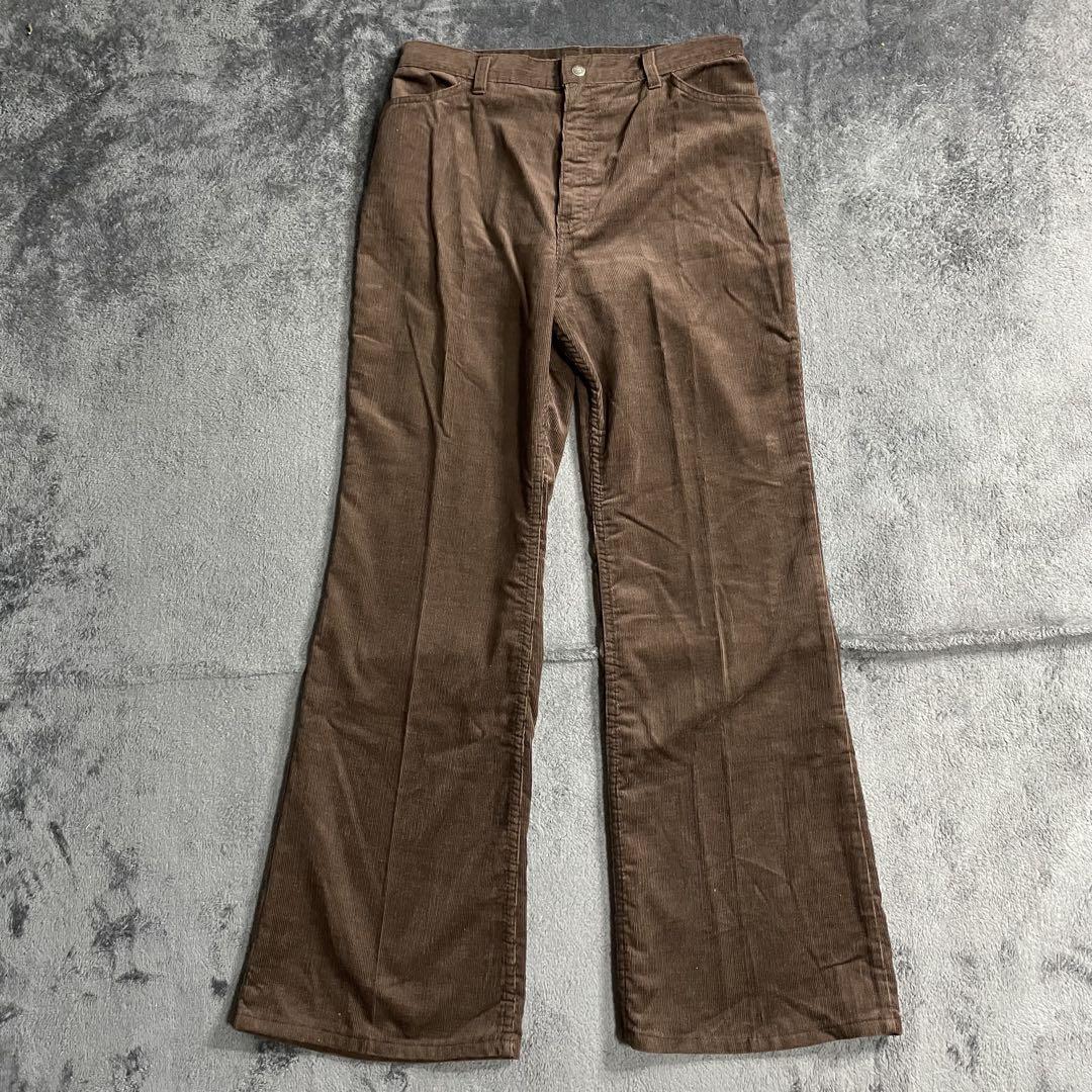 70s Levi's リーバイス 646-1529 コーデュロイフレアパンツ拍卖