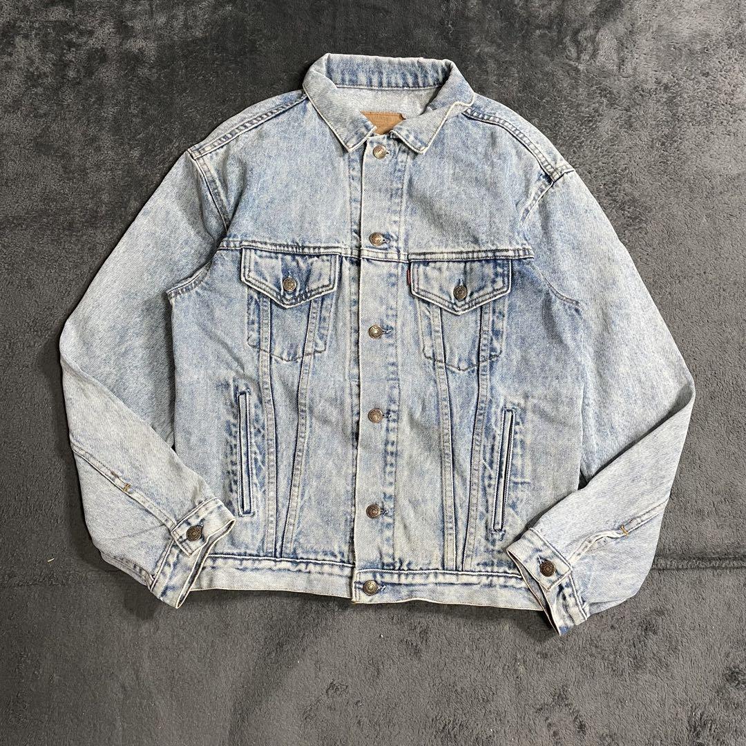80s Levi's 70506-0208 デニムトラッカージャケット ケミカル拍卖