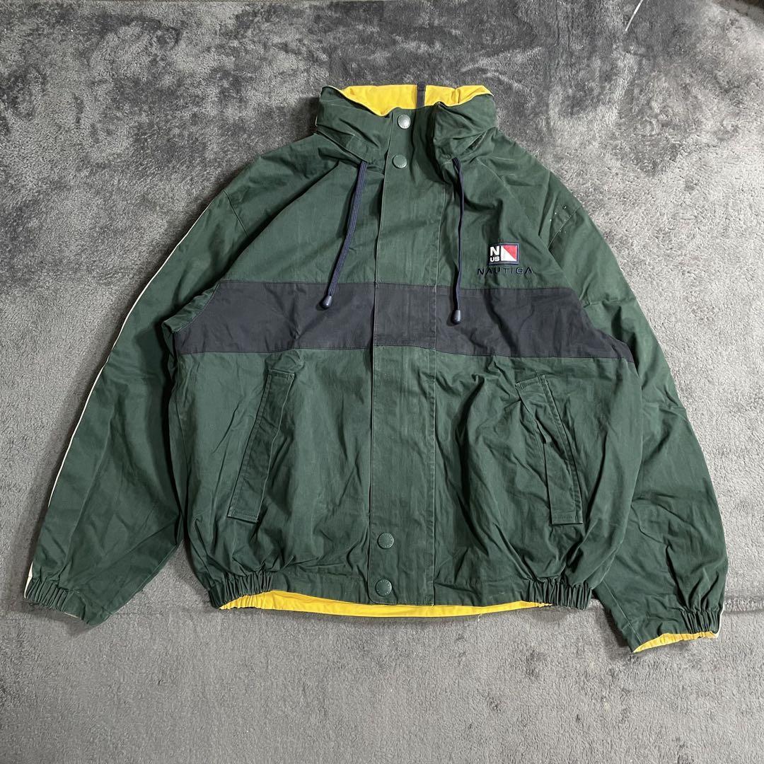 90s NAUTICA ノーティカ リバーシブル セーリングジャケット拍卖