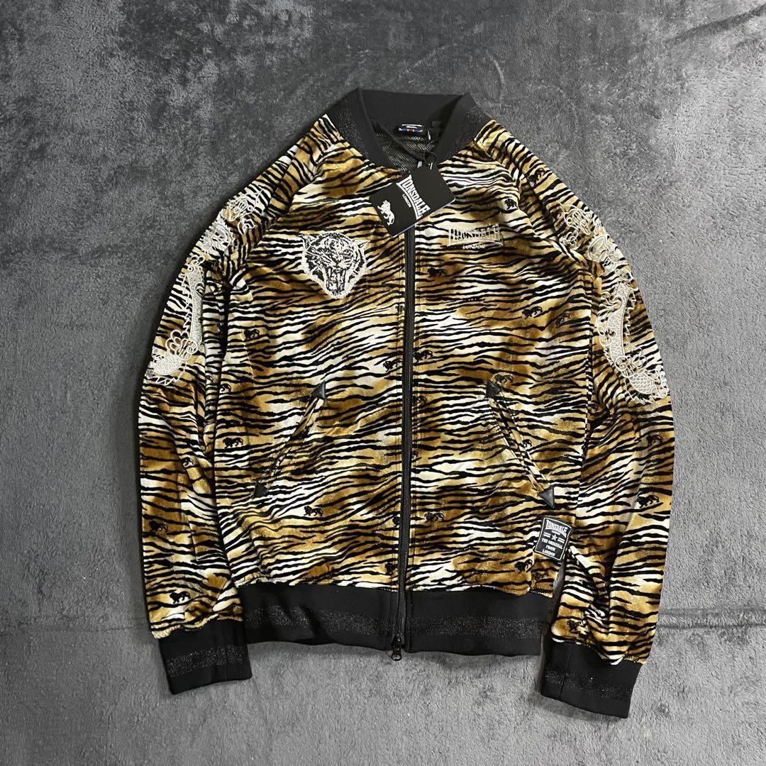 LONSDALE ロンズデール ブルゾン ジャケット ベロア 虎柄拍卖