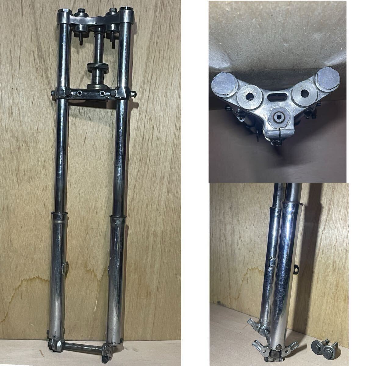 当時物 33.4mm 6インチオーバー フロントフォーク Harley-Davidson ハーレー ビンテージ パーツ パンヘッド ショベル アイアン XLCH 拍卖