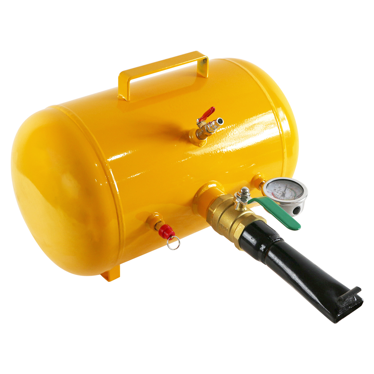 ビードブースター ゲージ付 空気入れ 充填 20L エアー タンク 引っ張り タイヤ ビート 上げ ブースター クロカン オフロード拍卖