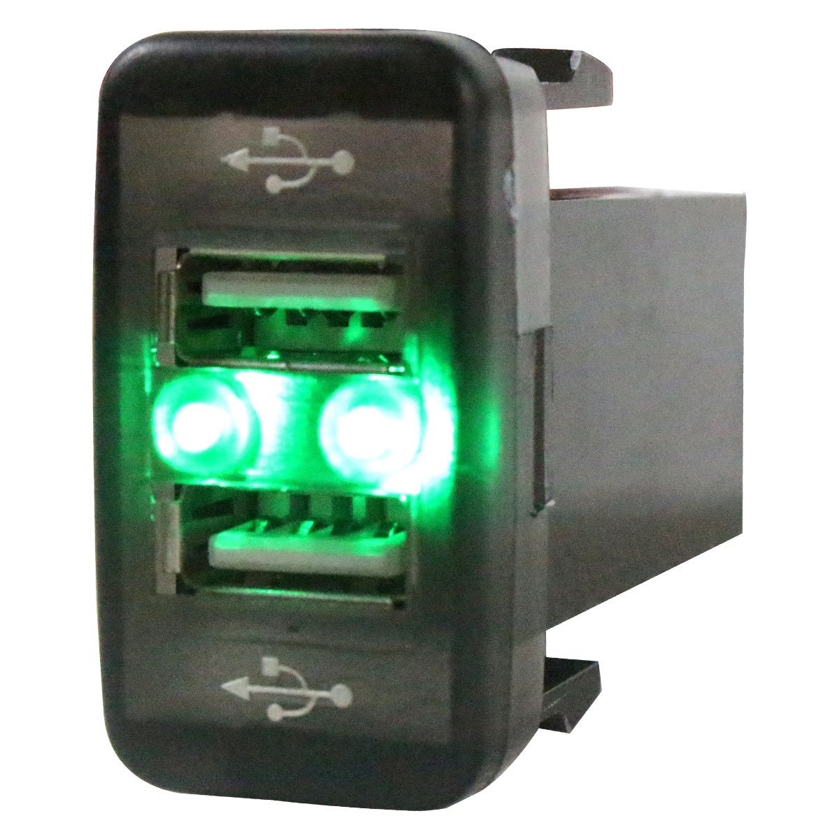 『トヨタB』 Willサイファ NCP70系 H14.9~H17.8 LED/グリーン 2口 USBポート 充電 12V 2.1A 増設 パネル USBスイッチホールカバー 電源拍卖