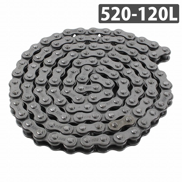 『520-120L』強化 バイク ゴールドチェーン ノンシール ドライブ チェーン ビラーゴ250 バリオスII ゼファー400 GSX400E KDX拍卖