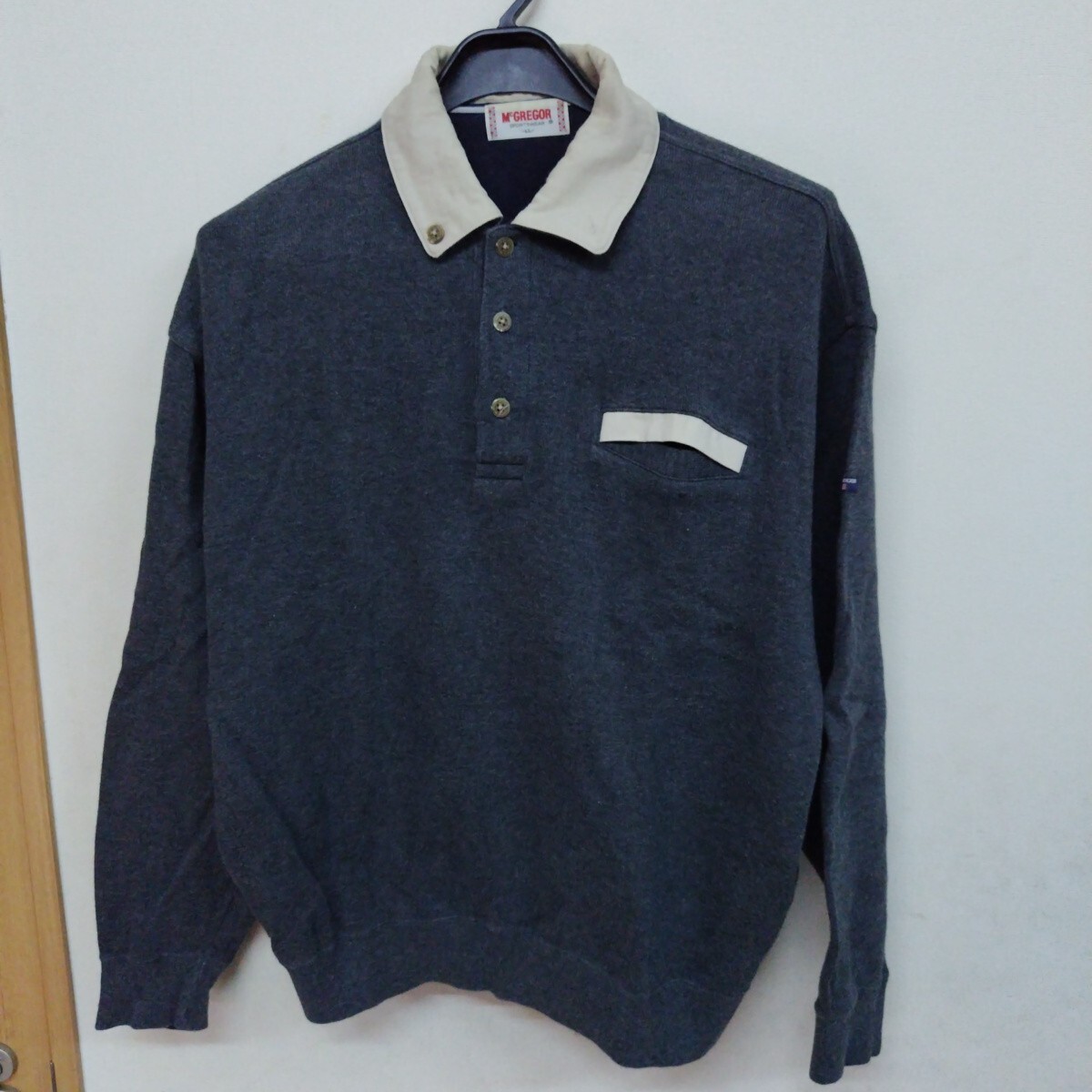 マクレガー  ポロシャツ 長袖 け54 メンズLLサイズ拍卖