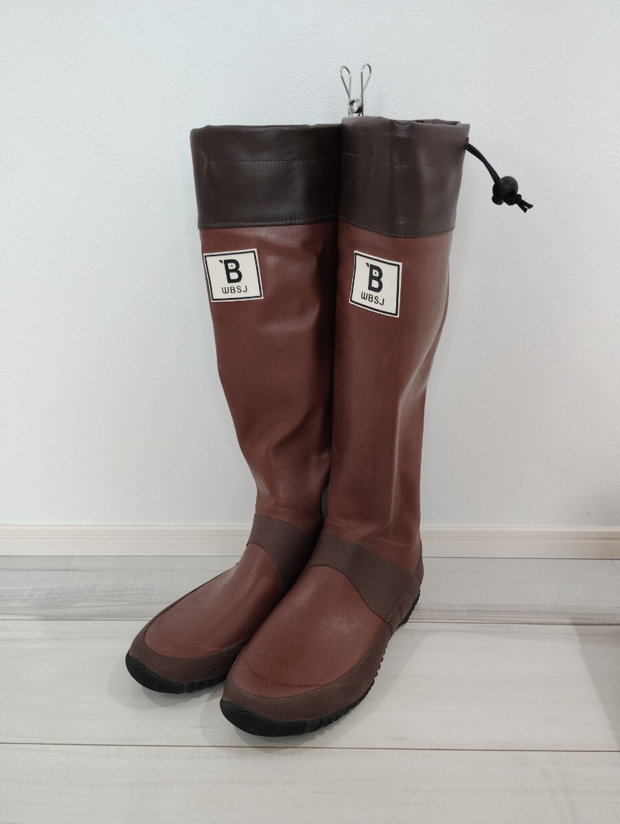 2025限定カラー 日本野鳥の会 バードウォッチング長靴 レインブーツ レディース メンズ 数量限定 ワインレッド拍卖