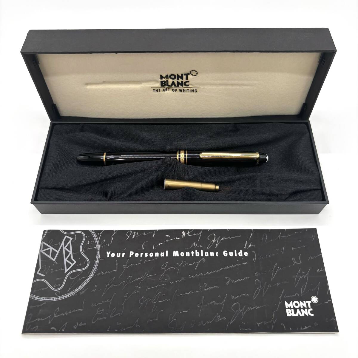 MONTBLANC モンブラン 万年筆 MEISTERSTUCK マイスターシュテュック 4810 ペン先 14K刻印 585 ケース付き インク付き 【4916】拍卖