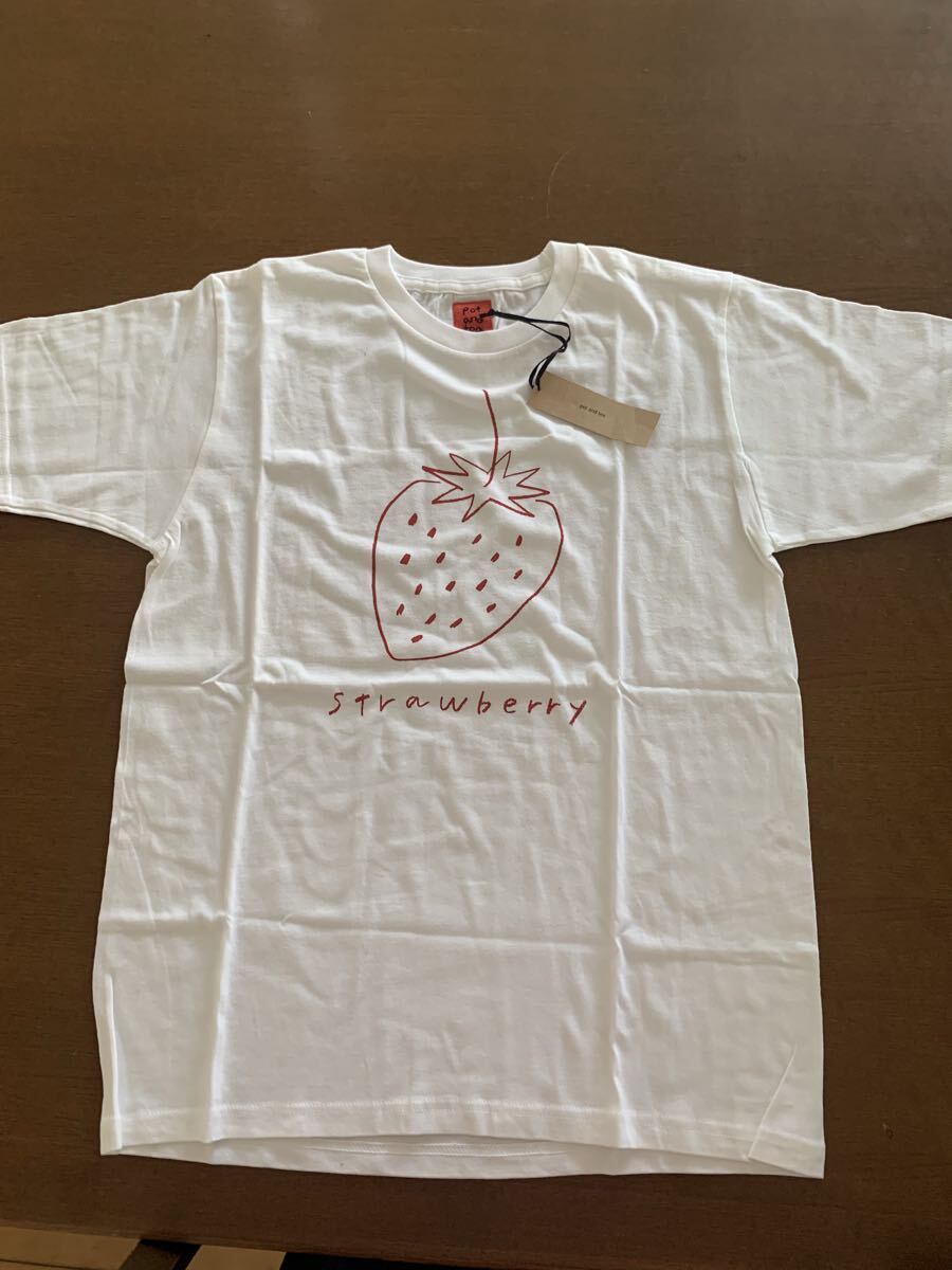 Tシャツ 半袖 Lサイズ potteapot 未使用タグあり いちご柄拍卖
