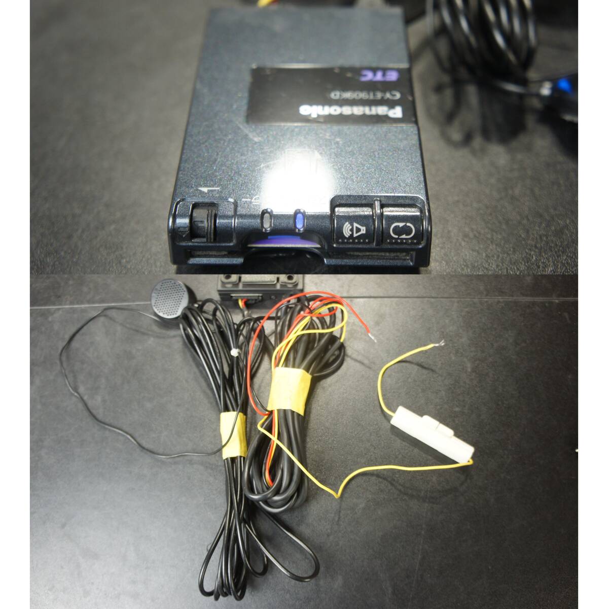 動作確認済 普通車登録 ETC CY-ET909KD ETCアンテナ付 ANA10 マークXジオ外し パナソニック アンテナ分離型 @14191s拍卖