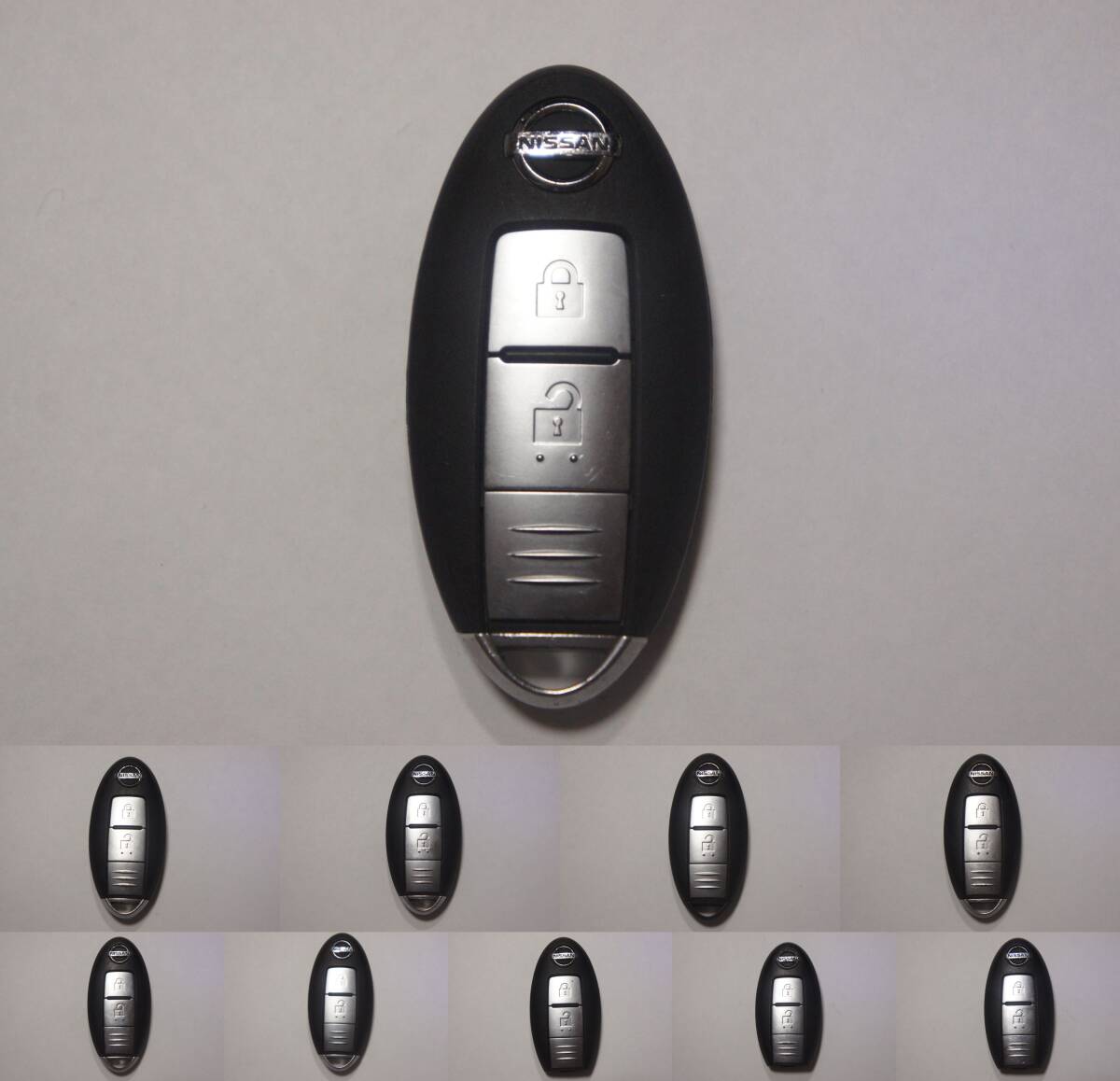 10個セット 電波OK BPA2C-21 スマートキー 2ボタン 3ボタン セレナ ジューク キャラバン キーレス 日産 純正 @14109s拍卖