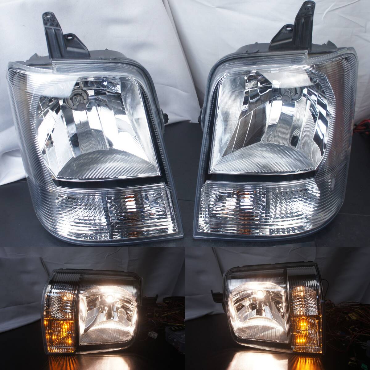 研磨/コーティング 点灯OK 左右 ヘッドライト ハロゲン DA64V 後期 6型 エブリイ 参考 35320-68H51 35120-68H51 DG64V DR64V DS64V @13624s拍卖