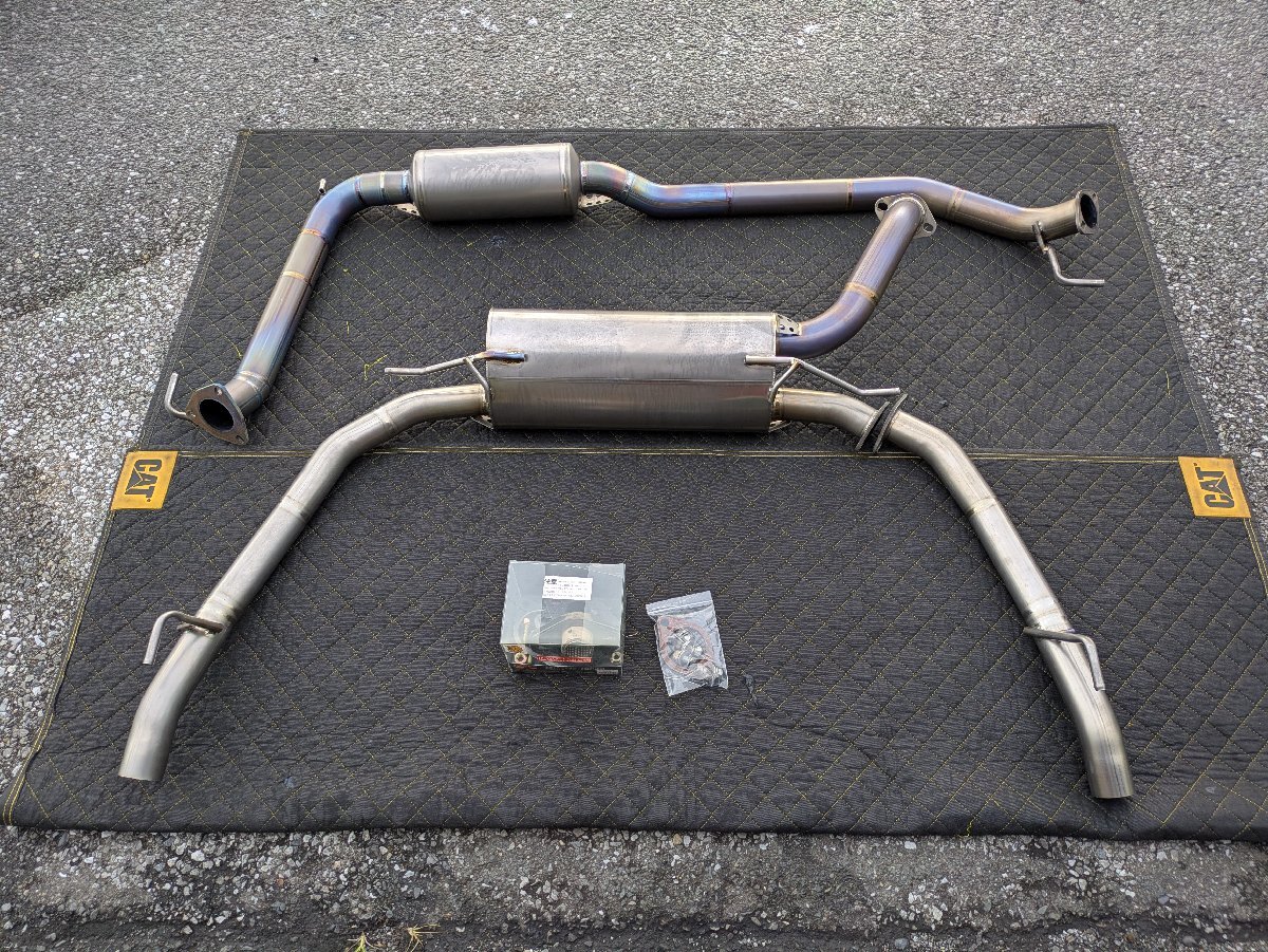 HONDA シビック タイプR ユーロ FN2 Djac フルチタンマフラー 二本出し 軽量 超美品 超希少拍卖