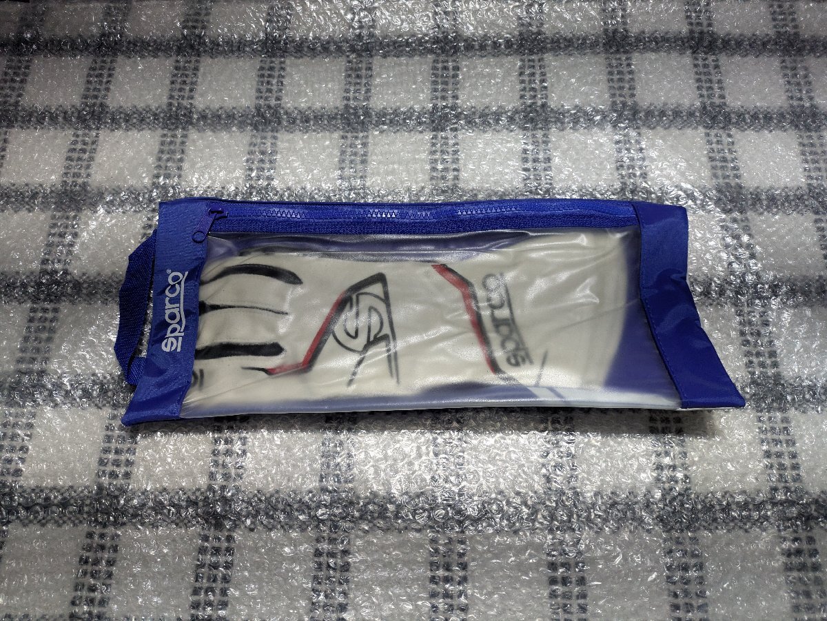 SPARCO スパルコ レーシンググローブ ARROW WHITE/BLACK サイズ10 新品並拍卖