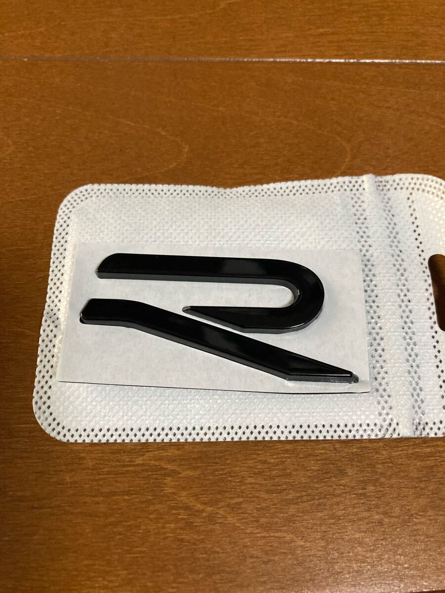 【送料無料、ラスト1点】VW Volkswagen フォルクスワーゲン GOLF ゴルフR R-Line Rアドバンス エンブレム(大) ステッカー 艶ありブラック拍卖