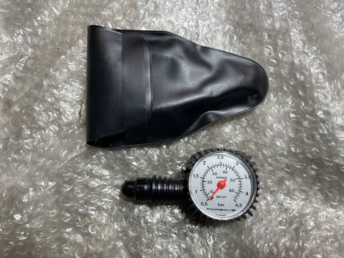 ポルシェ 911 純正 タイヤゲージ 空気圧計 中古品拍卖