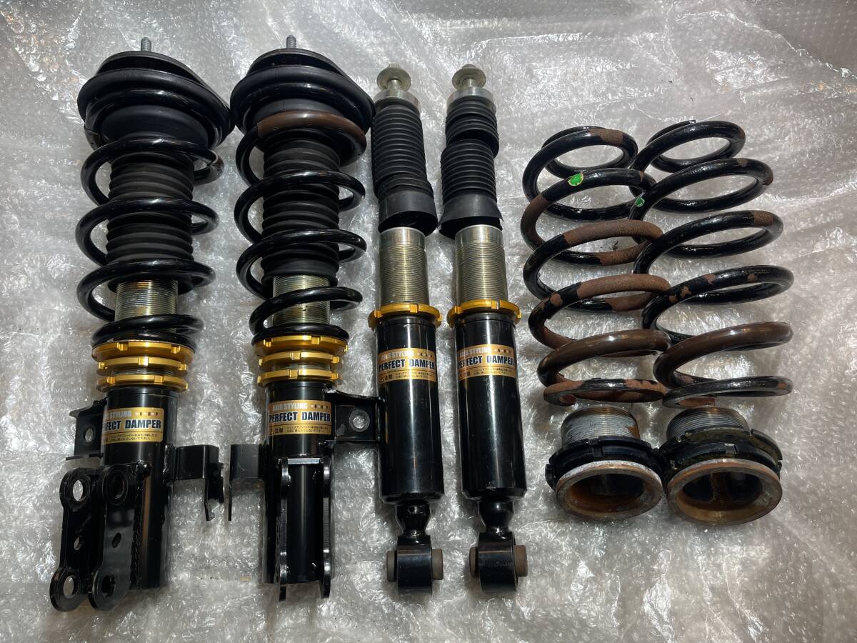 アルファード ヴェルファイア 4WD用 AXISスタイリング パーフェクトダンパー フルタップ式 車高調 ANH25 GGH25拍卖