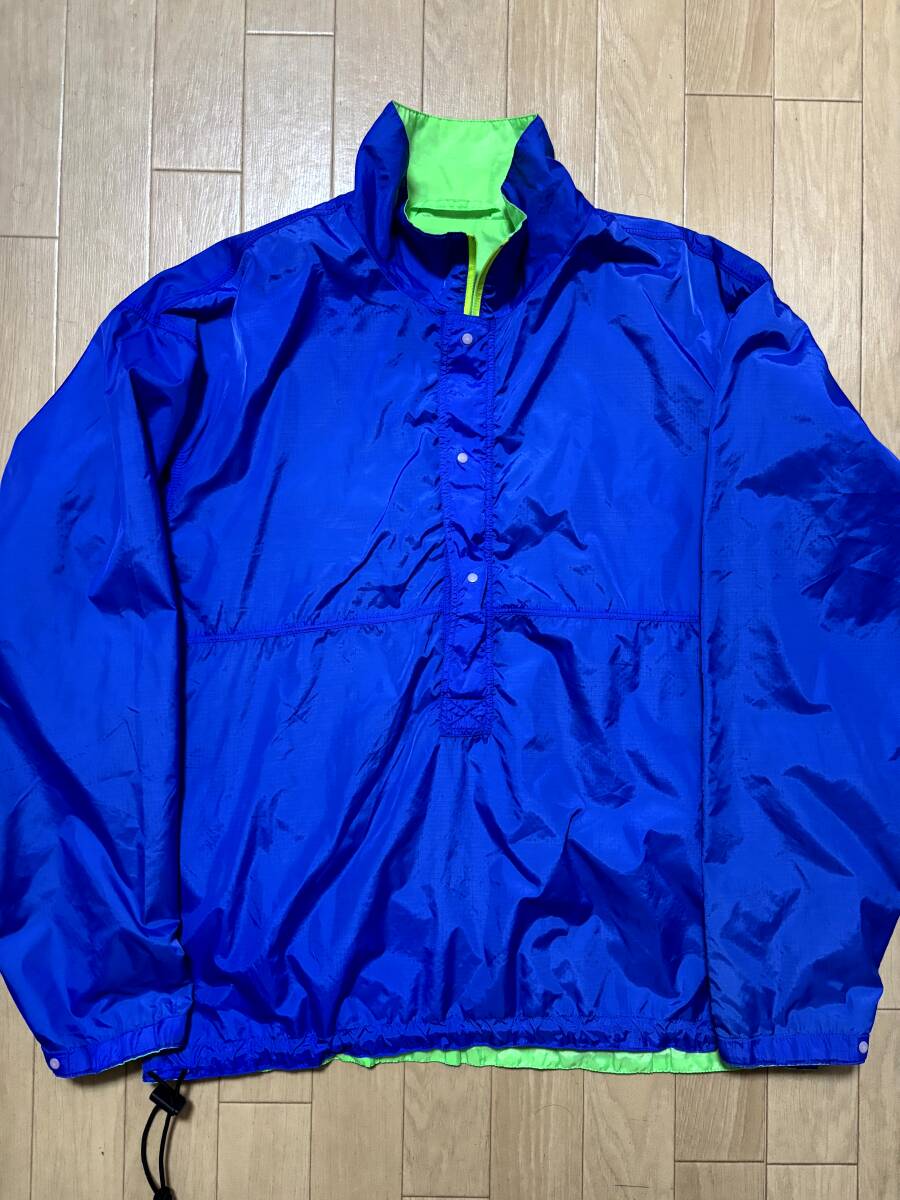 Patagonia パタゴニア リバーシブル ウインドブレーカ Cobalt Neon Green F1 Lサイズ拍卖