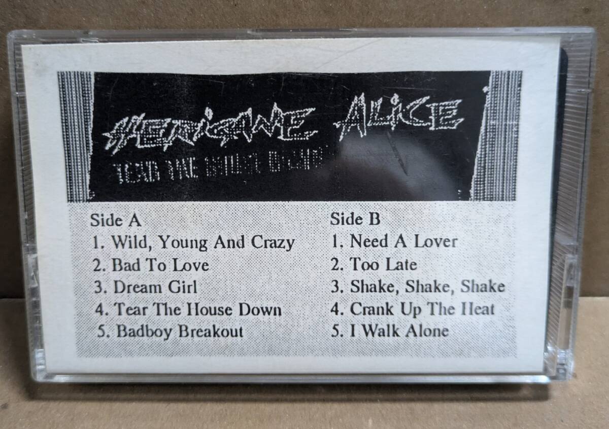 非売品プロモ・カセット:HERICANE ALICE「TEAR THE HOUSE DOWN」ハリケーン・アリス拍卖
