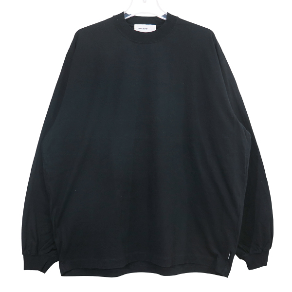 everyone エブリワン COTTON LONG SLEEVE T-SHIRT EV25-CS38 コットン ロングスリーブ Tシャツ ロンT カットソー ブラック サイズL Sepz拍卖