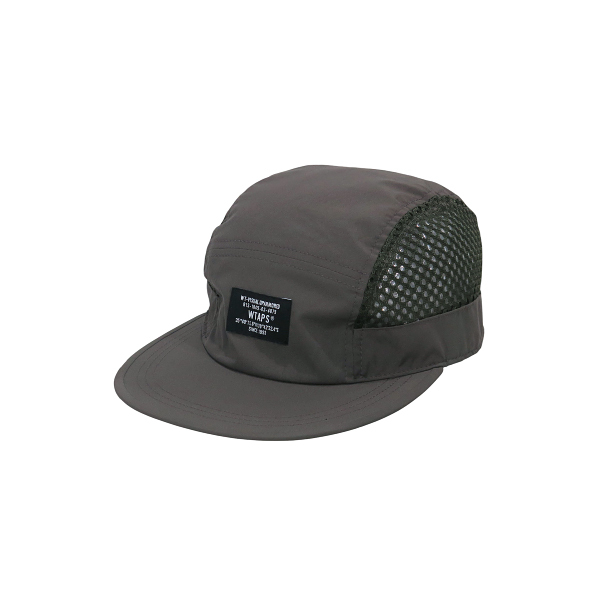 WTAPS ダブルタップス 24SS T-7/CAP/POLY.TUSSAH 241HCDT-HT19 ポリエステル タッサー キャンプ キャップ グレージュ 帽子 Sepk拍卖