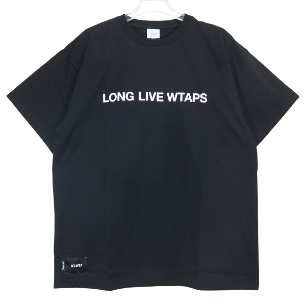 WTAPS ダブルタップス 25SS LLW/SS/COTTON 251ATDT-STM02S ショートスリーブ Tシャツ クルーネック 半袖 ブラック サイズ02(M) Sepk拍卖