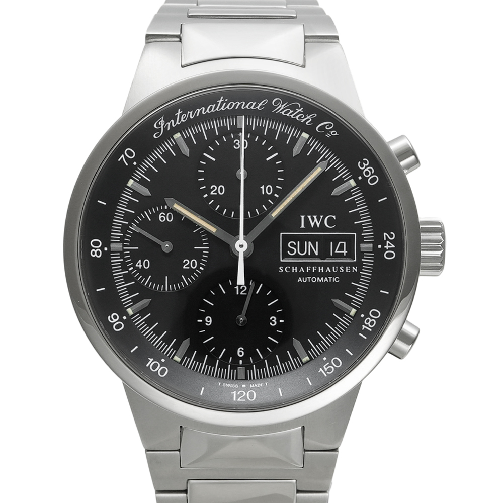 IWC GST クロノグラフ 1999年国内正規保証書付き Ref.3707-008 中古品 メンズ 腕時計拍卖