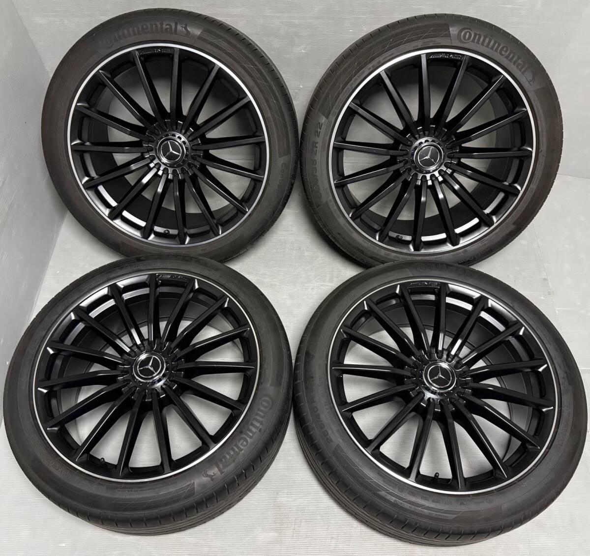 ベンツ AMG W167 GLS63 22インチ 4本セット GLS400 GLS600 GLS500 GLE350 GLE63 GLE400 CONTINENTAL 2022/24年製….90拍卖