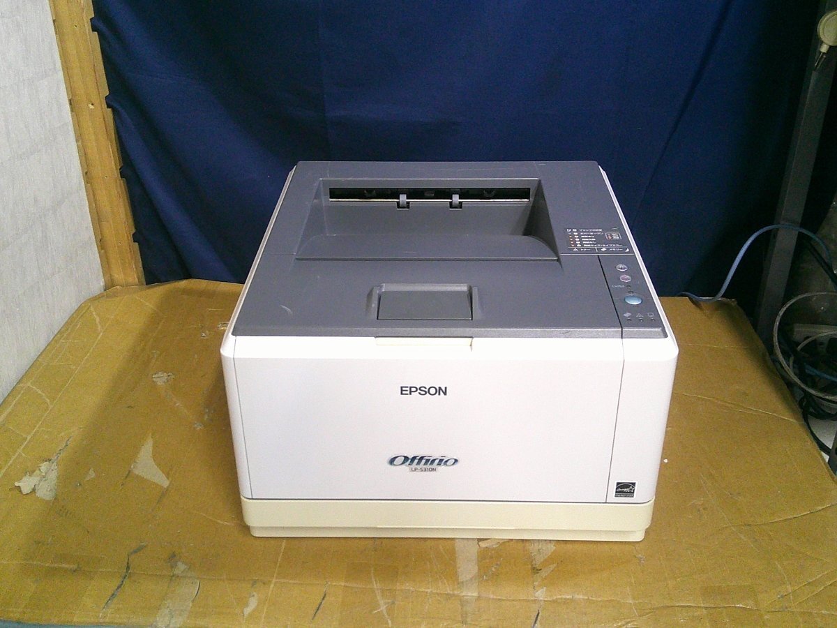● 中古レーザープリンタ / EPSON LP-S310N / 印字枚数:44,692枚 / 自動両面印刷対応 / トナー・メンテナンスユニットなし ●拍卖